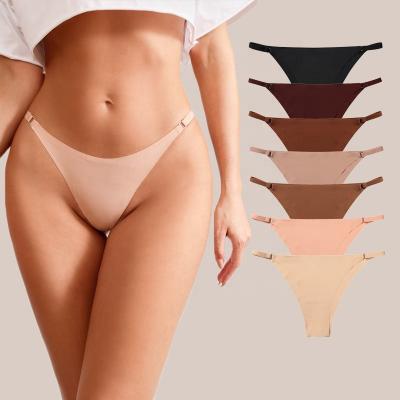 China QUICK DRY Best Selling Exquisite One Piece Underwear Women's Low Rise Cotton Crotch Ladies Pure Briefs for sale