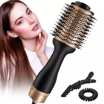 China Fashionable Appearance Ionic Hair Straightener 1200W  5 In 1 Hair Dryer Brush Cepillo Secador Hairdryer Plancha De Cabello Curler Electric Hot Comb for sale