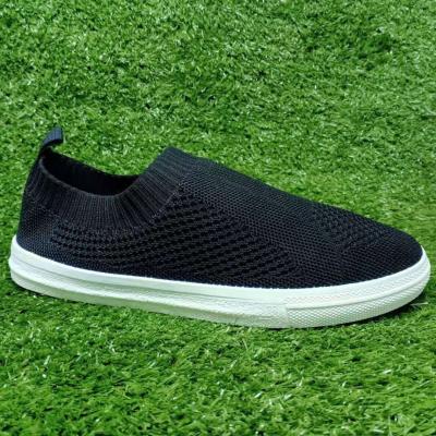 China OEM Customized Designer Lightweight Slip On Flying Knit Shoes PVC Injection Sneakers Men Style Summer Spring Sneakers for sale