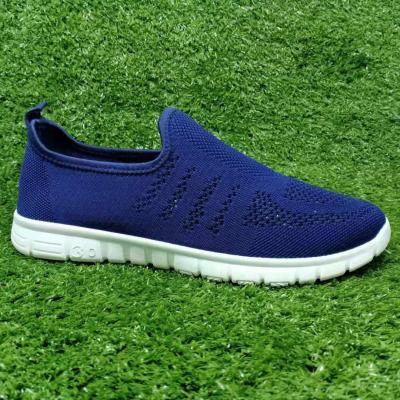 China Hot Selling Light Comfortable Comfortable Flight Knit Slip On Good Quality Designer Sneakers For Men Sports Shoes PVC Upper Injection Shoes OEM for sale