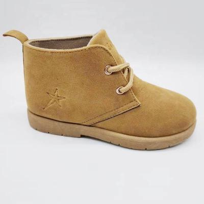 China High Quality Fashion Trend Shoes Snyth Suede Winter Kids Boots Shoes Classic Low Ankle Martin Boots For Kids MOQ for sale