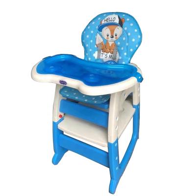 China EUROPEAN 3 in 1 blue color multifunctional baby feeding umpire 3 in 1 kids umpire chair for sale