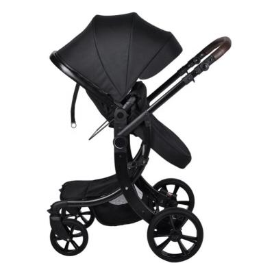 China Fold Up Stroller Cheap Price Black Color High Landscape Baby Stroller For 0-36 Months for sale