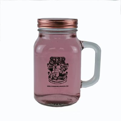 China Honey Drink Juice Recommend Wholesale Cute Wear Resistant 600ml Glass Mug With Handle Best Quality Honey Drink Juice for sale