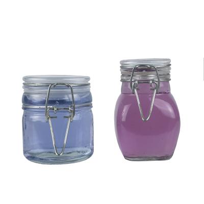 China Candy Storage Candle Recommend Wholesale Popular Jar 100ml120ml Sealed Bottles Glass Candy Professional Storage Candle for sale