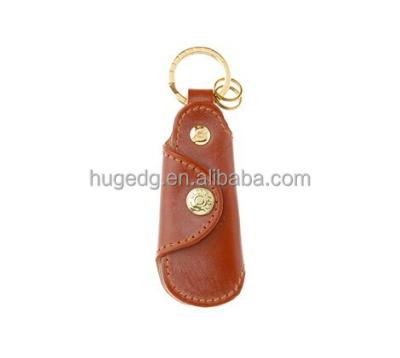 China Handmade Genuine Leather Key Latch Car Chain Case Pocket Key Holder for sale