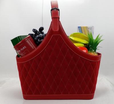 China Fancy viable new year gift basket for fruit, wine, beer for sale