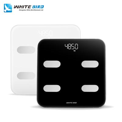 China White Bird Digital Bathroom Smart Professional LED Body Fat Body Fat Composition Scale for sale