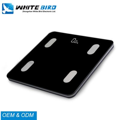 China White Hot Sale 180kg Body Scale Fat Analyzer Bluetooth Electronic Bird Scales With Diplsy Blue Technology for sale