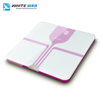 China Bird 180kg White Digital Personal Household Mechanical Scale Body Fat Measurements With Body Fat Analyzer for sale