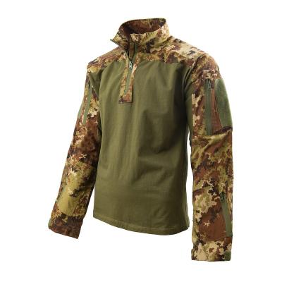 China Rip-Stop Vegetato Italian Camouflage Combat Tactical Shirt for sale