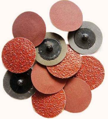 China RO Abrasive Quick Slot Aluminum Oxide Disc Quick Change Polishing Disc for sale