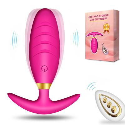 China Silicone ABS Wireless Remote Control Clitoris Stimulator G Spot Vaginal Balls Sex Toys For Women Butt Plug Vibrating Eggs Anal Plug for sale