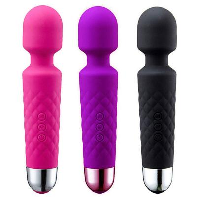 China Silicone ABS Hot selling Mini Vibrator Sex Toys for Women Clitoris Stimulation USB Charging Mini Wand Massager Foot Head Massager for sale