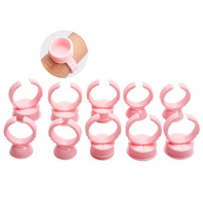 China 2022 New Eco-friendly Wholesale Disposable Glue Cups Grafting Eyelash Extension Tray Glue Cup for sale