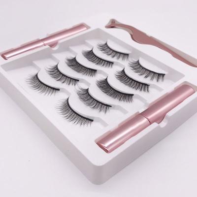 China Full 5 magnetic lashes with eyeliner, symn magnetic lashes kit for sale