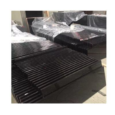 China Modern Glittering Black Granite Wall Tiles Slabs Price for sale