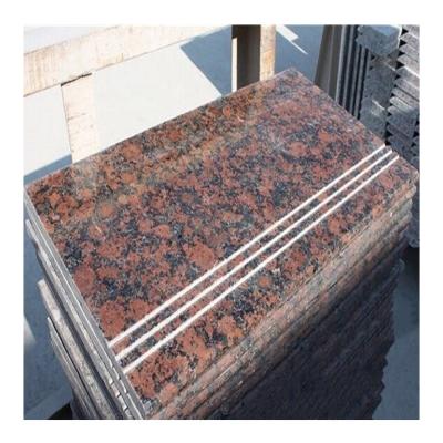 China Contemporary Baltic Red Brown Granite Price For Wall Tiles for sale