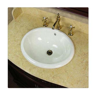 China Giallo Modern Atlantite Beige Marble Prices Installed On Lobby Wall Cladding for sale