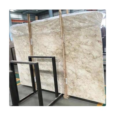 China Oman Contemporary Golden Beige Marble Slabs Sizes For Stair Flooring for sale