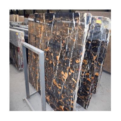 China Michelangelo Contemporary Black Marble Price For Polished Slabs for sale