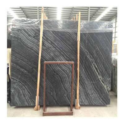 China Mediterranean The Most Popular Stone Antico Wood Vein Black Marble Price Per Square Meter for sale