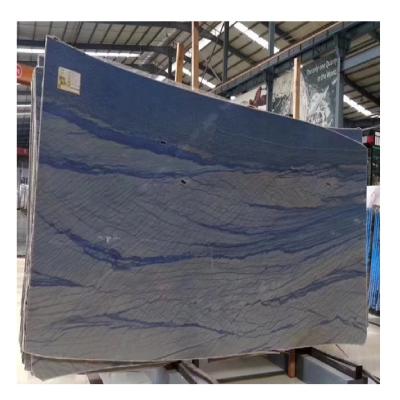 China Contemporary Wall Flooring Azul Macaubas Blue Marble Slabs Price for sale