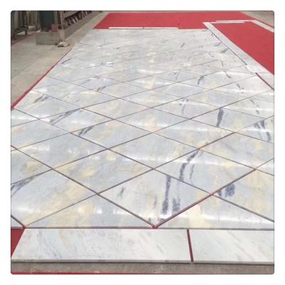 China Precut Large Modern Lumen Blue Marble Slabs For Wall Flooring Style for sale