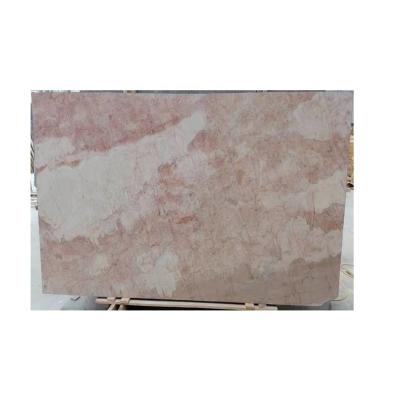 China Modern Rose Floor Wall Red-Pink Marble Slabs For Hotel Lobby Decoration Luxury Decor for sale