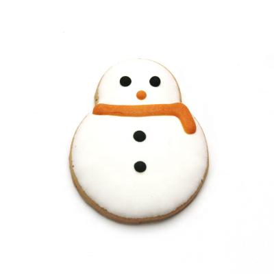 China Sustainable Dog Treats Biscuit Cookies Snowman Shape Pet Food Dry Biscuit Handmade Pet Snacks for sale