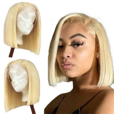 China Cheap Barely Shedding Thick Soft Soft 613 Lead Straight Blonde Hair Front Lace Wig 8 Lace Front Wig For Black Women for sale