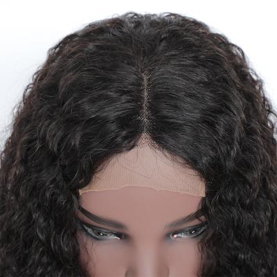 China Jerry Curly Glue less hair wigs jerry curly hair wig 4x4 lace wig for sale