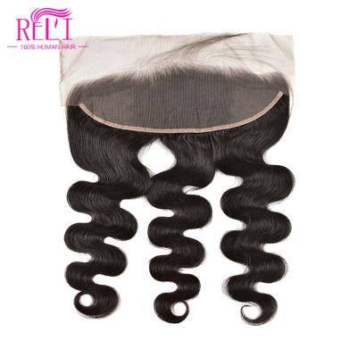 China Cheap Natural 13*4Brazilian Body Hair Closure Headband Color Remy Body Headband For Black Women for sale