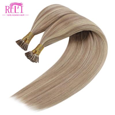 China Remi Hair Stick Tip Extension Factory Silky Straight Thick Hair Outlet Full Wave Tip Support Customized I Tip Hair Extensions for sale