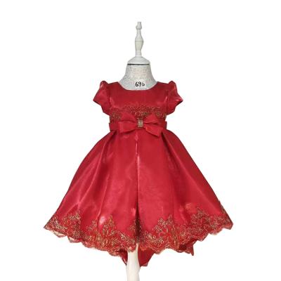 China Cute Pink Casual Wear Boutique Children's Dress Party Wear Stocks for sale