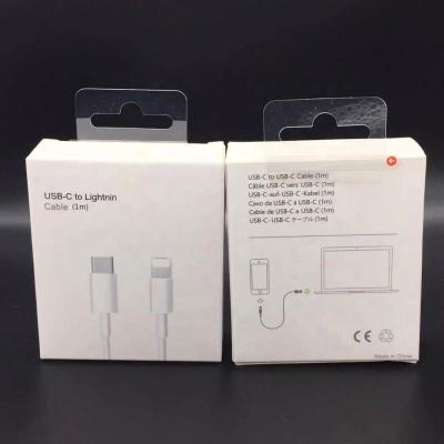 China Hot Sales Mobile Phone Original Cable USB-C Fast Charging Type-c 20W 18W Palladium Cable For iPhone Cable For Apple Cable For iPhone 12/11 for sale