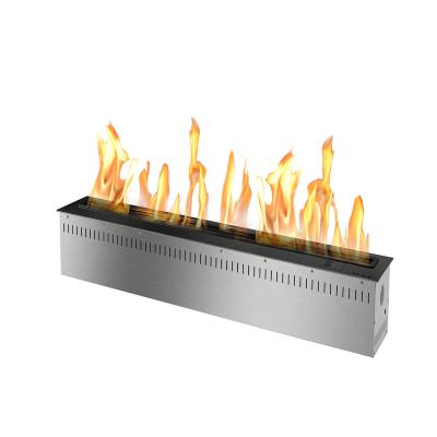 China 48 inch fire kamin smart bio modern smart outdoor burner wifi electric ethanol fireplace for sale