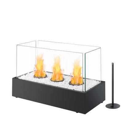 China Chimeneas Modern Fireplace Kamin Ethanol Fire Top Outdoor Table Fire ILFPTT-14-3 Bioethanol for sale