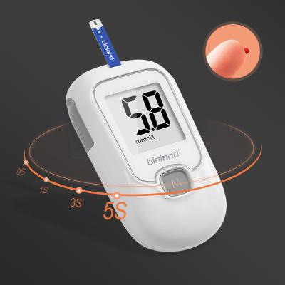 China Acrylic Painless Continuous Glucose Monitoring Sensor Meter With Cheapest Strips for sale