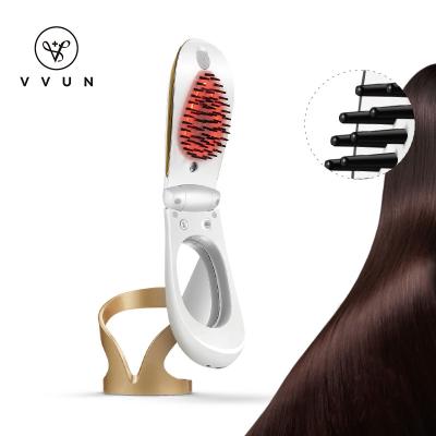 China Newest Latest Electric Head Men Women Hair Scalp Massage Comb Straightener for sale