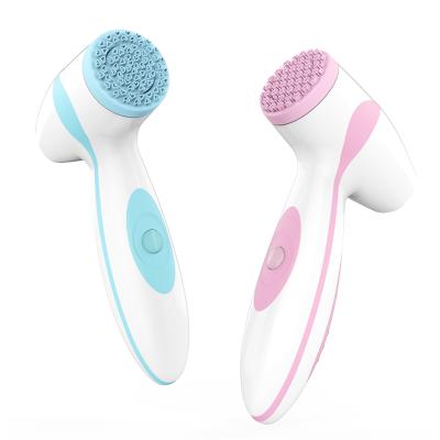 China Dropshipping Electric Vibrating Facial Deep Cleansing Brush Silicone Deep Cleansing Brush for sale