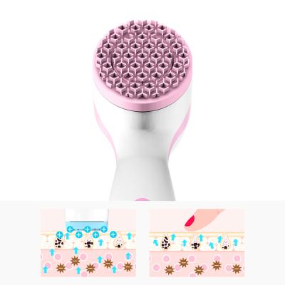 China Face Skin Silicone Massager DEEP CLEANING Ultrasonic Facial Cleansing Brush for sale