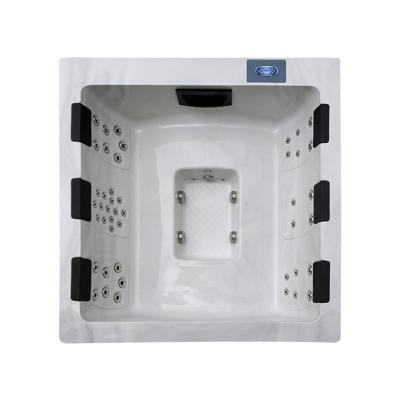 China JAZZI 6 Free People Home Sexy Freestanding Acrylic Portable Whirlpool Massage Spa Hot Tub for sale