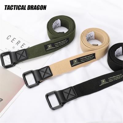 China Fashional spot factory wholesale hot selling boys tension tooling canvas double buckle female buckle belt youth for sale