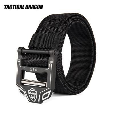 China Outdoor Sports Men's Nylon Tactical Belt Zinc Alloy Belt Black Falcon Military Training Camouflage Multifunction Canvas Belt for sale