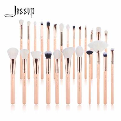 Cina Set di pennelli Rose Gold Color professionale di trucco di marca 25pcs di Jessup in vendita