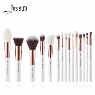 China Jessup T220 cerdas suaves naturales del sistema de cepillo del maquillaje de 15 pedazos en venta