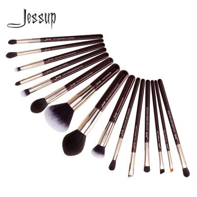 China Productor cosmético T282 del cepillo del cepillo del maquillaje de la etiqueta privada del sistema de cepillos del maquillaje de Jessup 15Pcs Zinfandel en venta