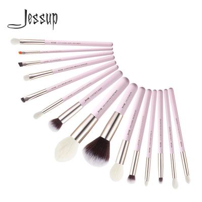 Cina Insieme di spazzole essenziale d'arrossimento di trucco della sposa di Jessup 15Pcs Logo Makeup Brush Wholesale Vendors privato T292 in vendita