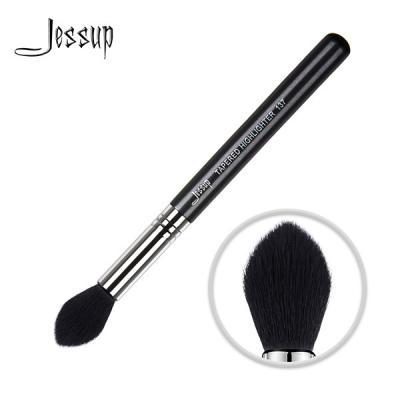 China Virola afilada B072 de Brush With Copper do fabricante da escova da composição da marca própria da escova do highlighter de Jessup única à venda